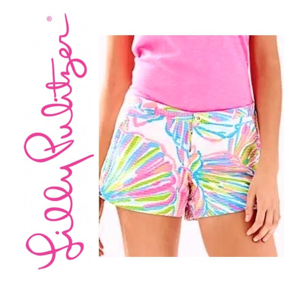 Lilly Pulitzer Adie Shorts  “Shellabrate”  Sz14